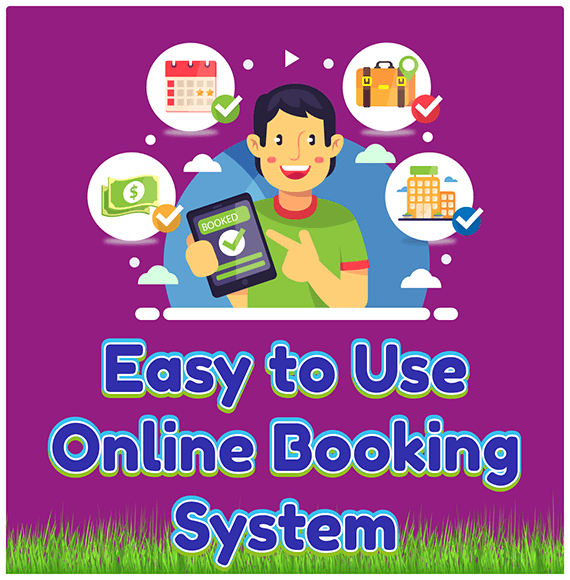 easy to use online booking system